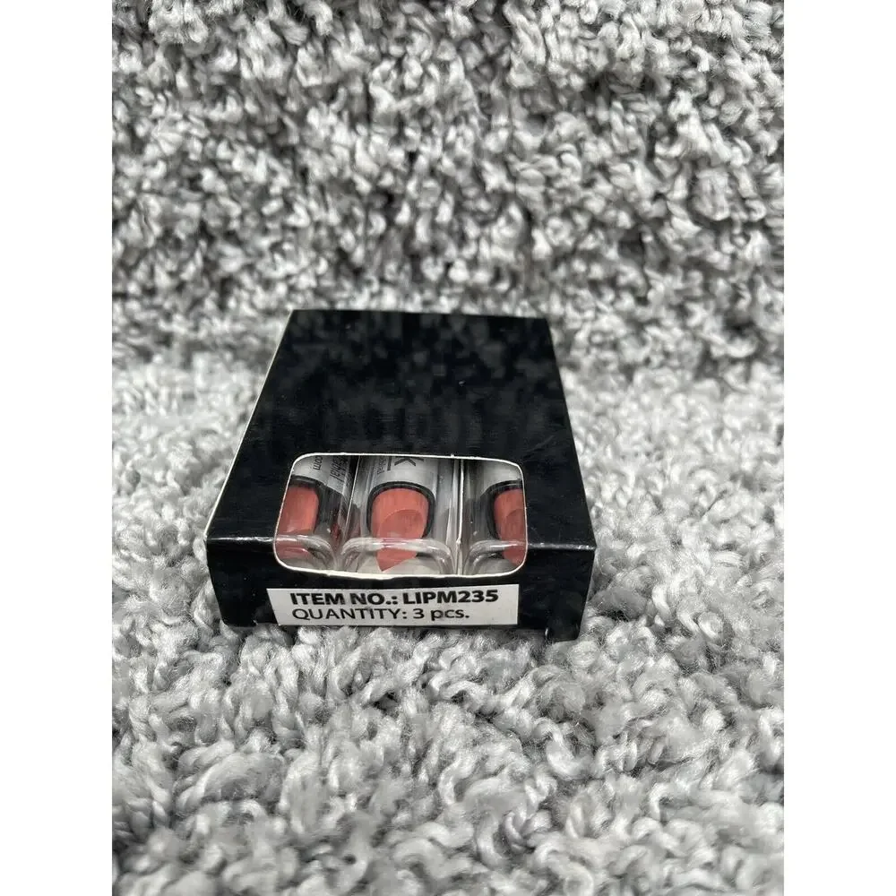 L.A. COLORS Lipstick Matte Caramel Cream Lot of 3 LIPM235 New